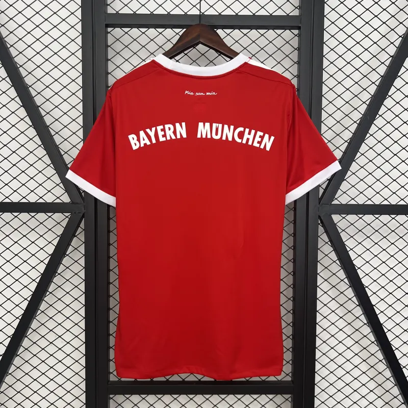 17/18 Bayern Munich Retro home red soccer jersey