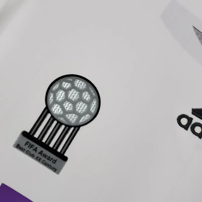 06/07 Real Madrid home Retro white soccer jersey