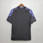 15/16 Camisola de futebol preta retro do Real Madrid Terceiro fora