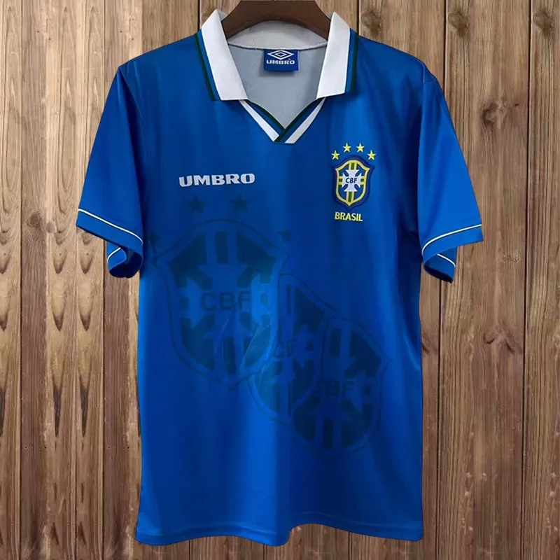 1996 Brazil Away Retro Soccer Jersey