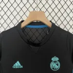 17/18 Real Madrid Retro away black kids kit