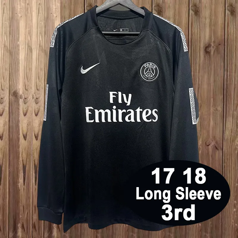 17/18 PSG Derde Weg Retro Lange Mouw Jersey
