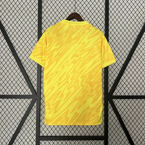 2024 France Goalkeeper Yellow Soccer Jersey