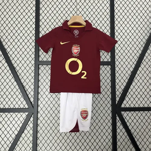 05/06 Divisa da casa retrò dell'Arsenal per bambini