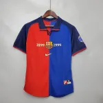 25/26 Barcellona - Maglia da calcio retro da casa, versione 100° anniversario 25/26 Barcelona 100th Anniversary Version Home Retro Soccer Jersey