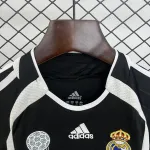 06/07 Real Madrid away black Retro kids kit