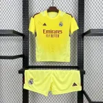 25/26 Real Madrid Yellow Goalkeeper Kids Kit 25/26 Real Madrid Yellow Goalkeeper Kids Kit