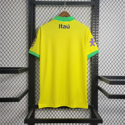 2023 Brazil Yellow POLO Jersey