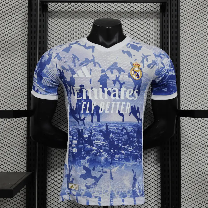 24/25 Real Madrid Sonderedition – Trikot in Blau (Spieler-Version)