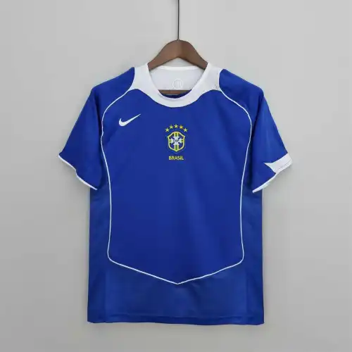Retro voetbalshirt van Brazilië uit 2004
