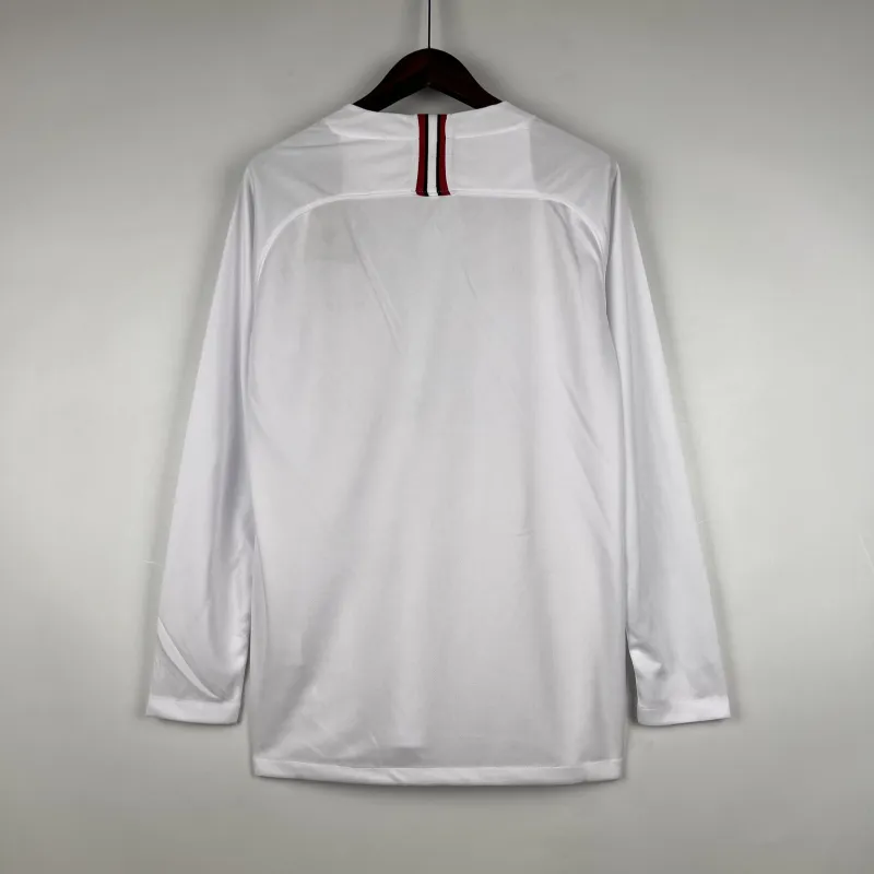 18/19 PSG Black Retro Long Sleeve Soccer Jersey