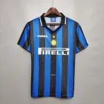 Maglia da calcio blu retro dell'Inter 97/98 (casalinga)