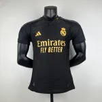 23/24 Real Madrid third away black Player jersey