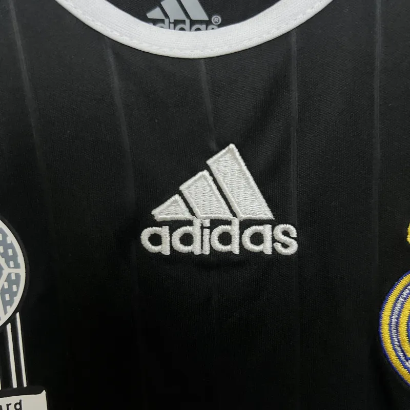 06/07 Real Madrid away black Retro kids kit