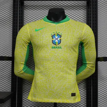 2024 Brazil Home Long Sleeve Player Version Jersey