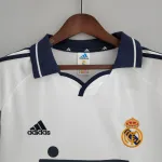 00/01 Real Madrid Retro home white soccer jersey