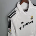 05/06 Real Madrid home Retro white soccer jersey