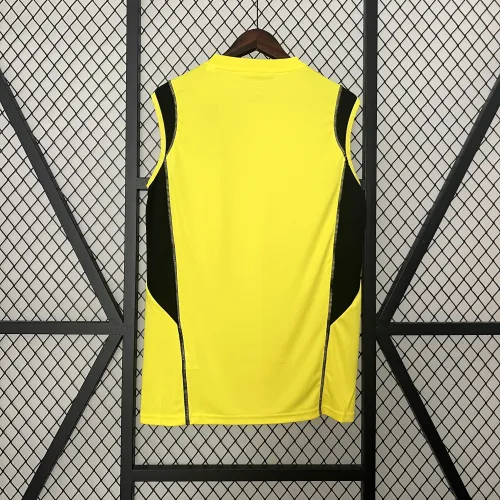 24/25 Maglia calcio Flamengo Training Wear Yellow Vest Sleeveless