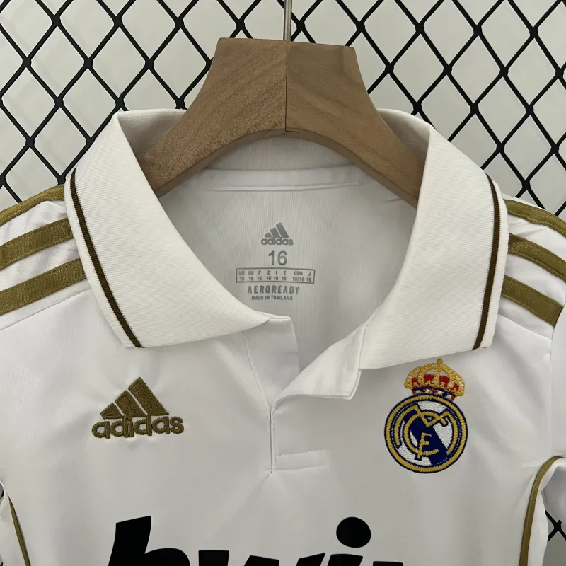 11/12 Real Madrid home white Retro kids kit