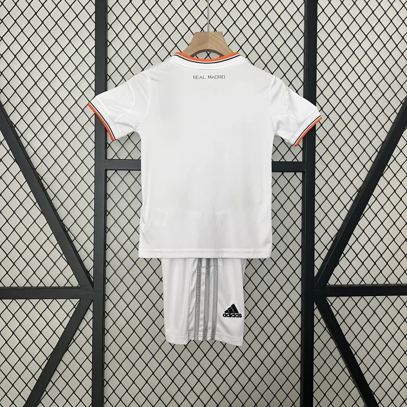 13/14 Real Madrid Retro home white kids kit