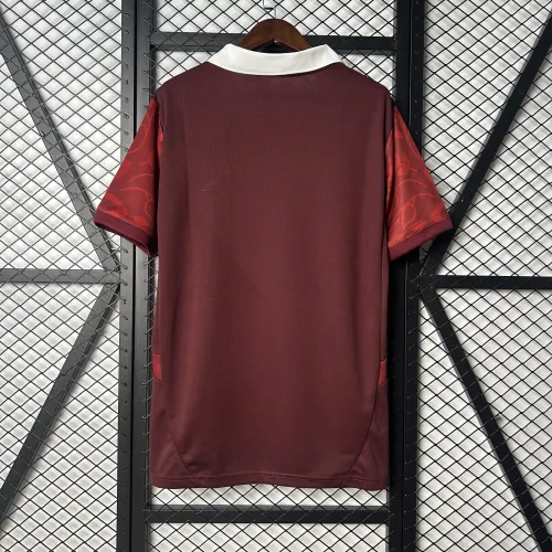 Camisa de treino vermelha de Portugal para 2025