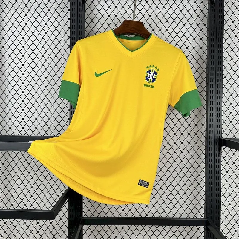 2012 Brasil Home Retro Soccer Jersey