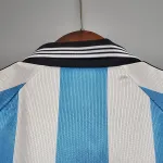 1998 World Cup Argentina Home Retro Soccer Jersey