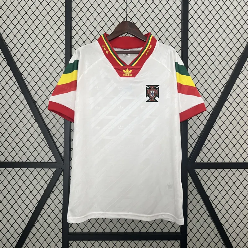 1992 Portugal Away Retro Soccer Jersey