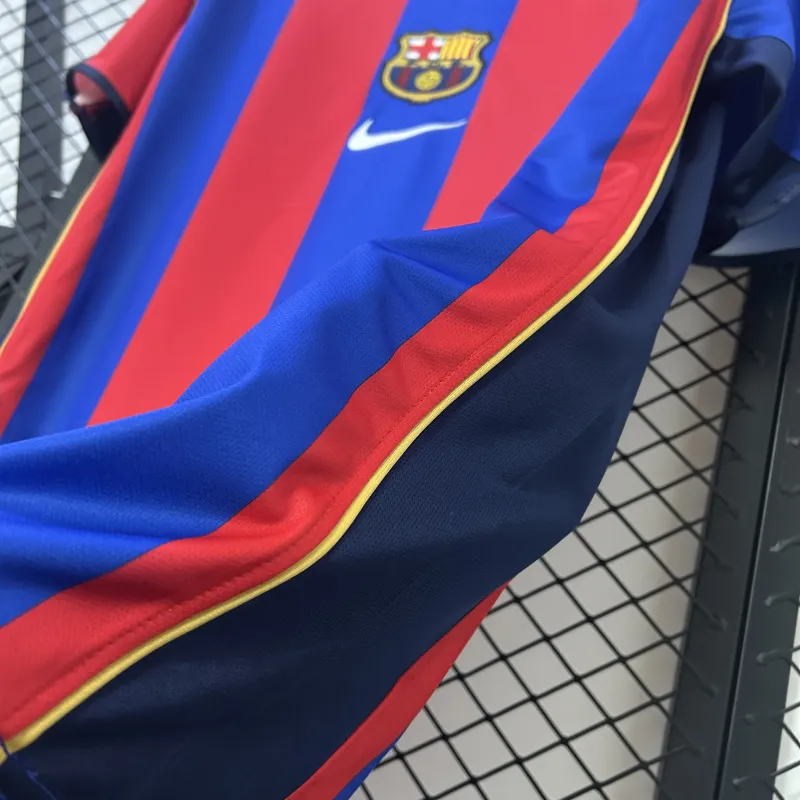 01/02 Barcelona Home Retro Soccer Jersey