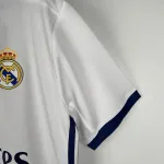 16/17 Real Madrid Retro home white soccer jersey