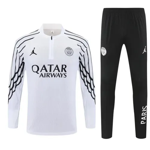 25/26 PSG Chándal blanco media cremallera