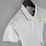 Coupe du Monde Brésil 2022 Blanc Maillot POLO Femme