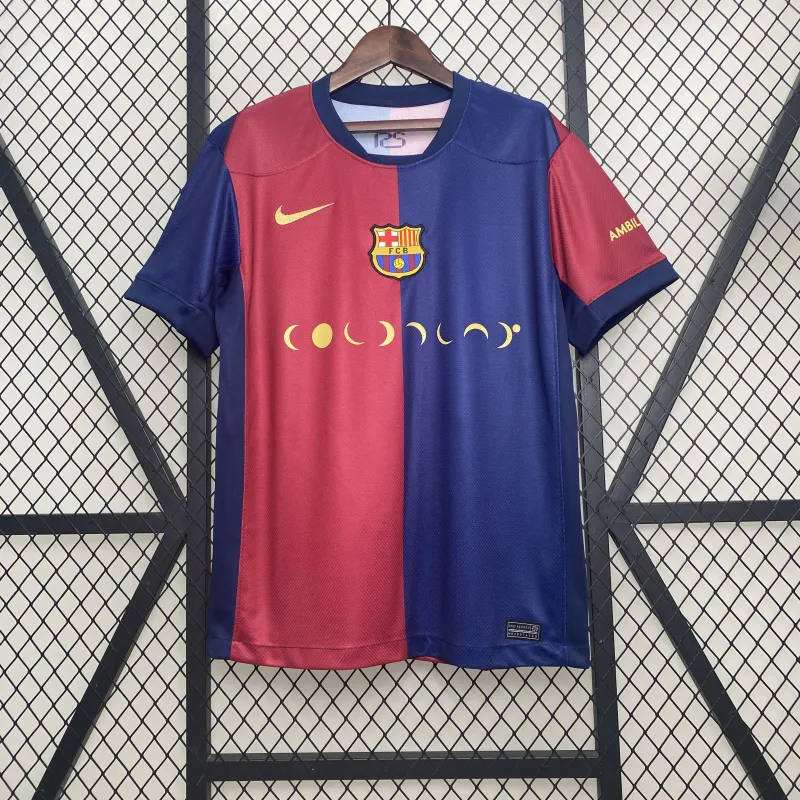 24/25 Barcelona Home Special Edition Red and Blue Jersey