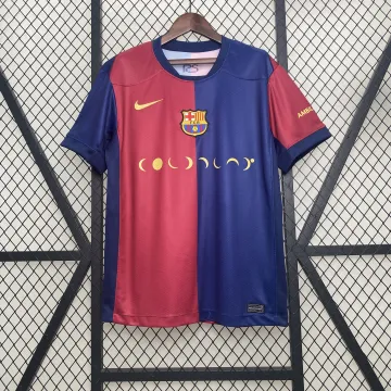 24/25 Barcelona Home Special Edition Red and Blue Jersey