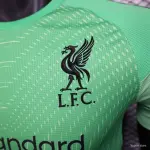 25/26 Liverpool Green Goalkeeper Player Version Jersey