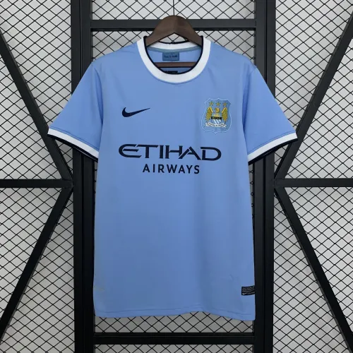 13/14 Manchester City Home Retro Soccer Jersey