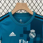 17/18 Real Madrid third away blue Retro kids kit