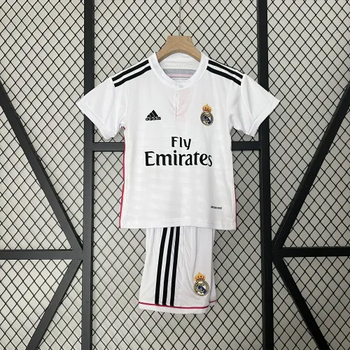 14/15 Real Madrid Retro home white kids kit