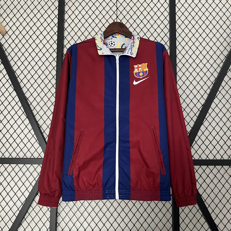 23/24 Barcelona Trench Coat Reversible Windbreaker