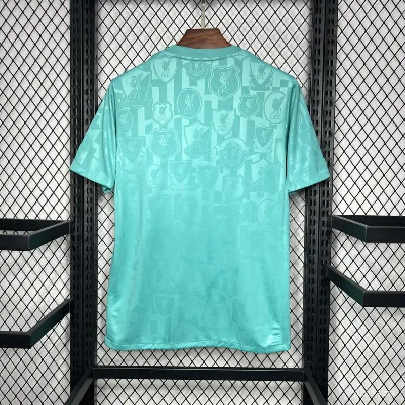 24/25 Liverpool Pre-Match Blue Training Jersey