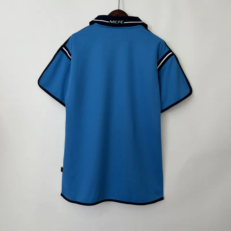 01/02 Manchester City Home Retro Soccer Jersey