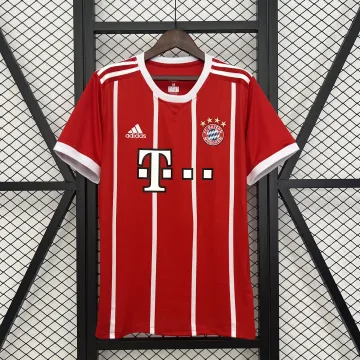 17/18 Bayern München Retro nach Hause rot Fußballtrikot