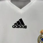 08/09 Real Madrid Retro Home white soccer jersey