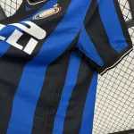 09/10 Inter Milan Retro maillot de foot domicile bleu
