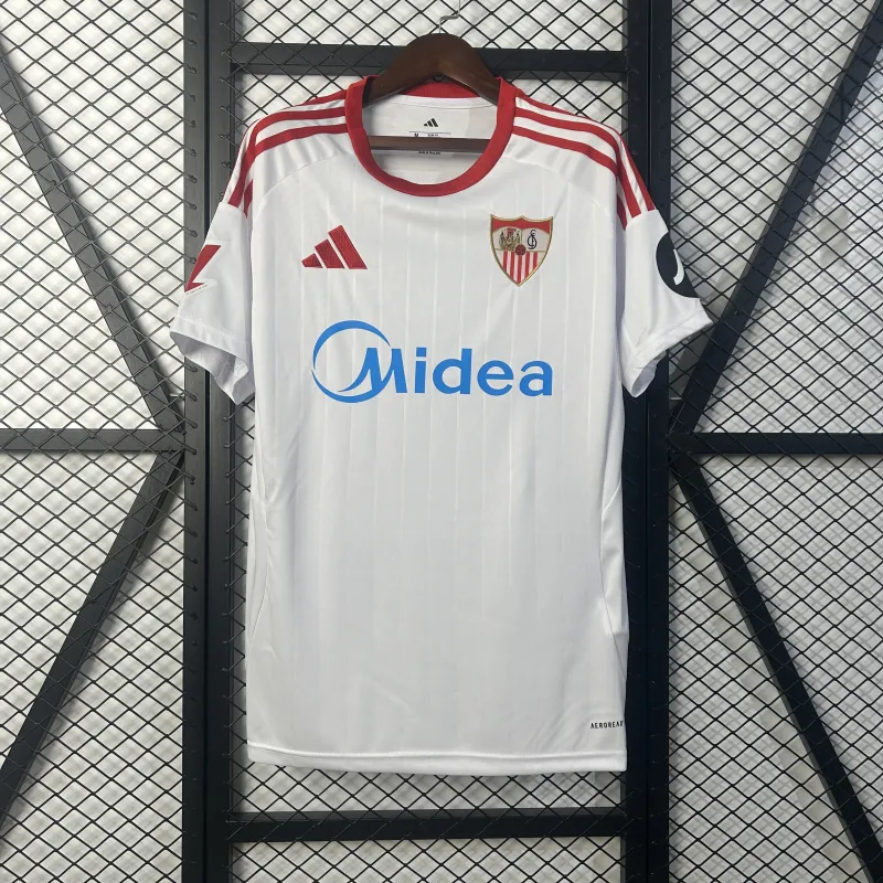 Camiseta de fútbol local del Sevilla 25/26