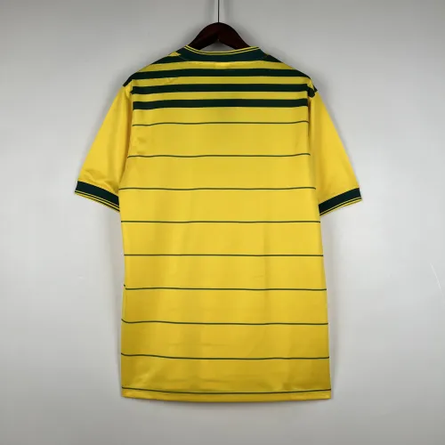 1984 Brazil Home Retro Soccer Jersey