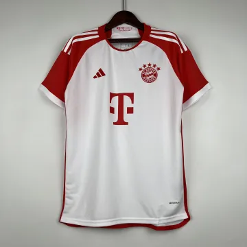 Camiseta de fútbol blanca de local del Bayern de Múnich 23/24