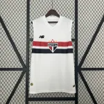 24/25 Sao Paulo Home Vest Maillot de football sans manches 24/25 Sao Paulo Home Vest Sleeveless Football Jersey