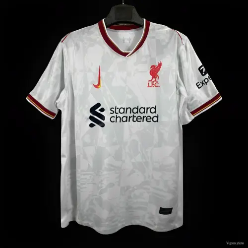 Liverpool-Fußballtrikot „Third White“ 24/25