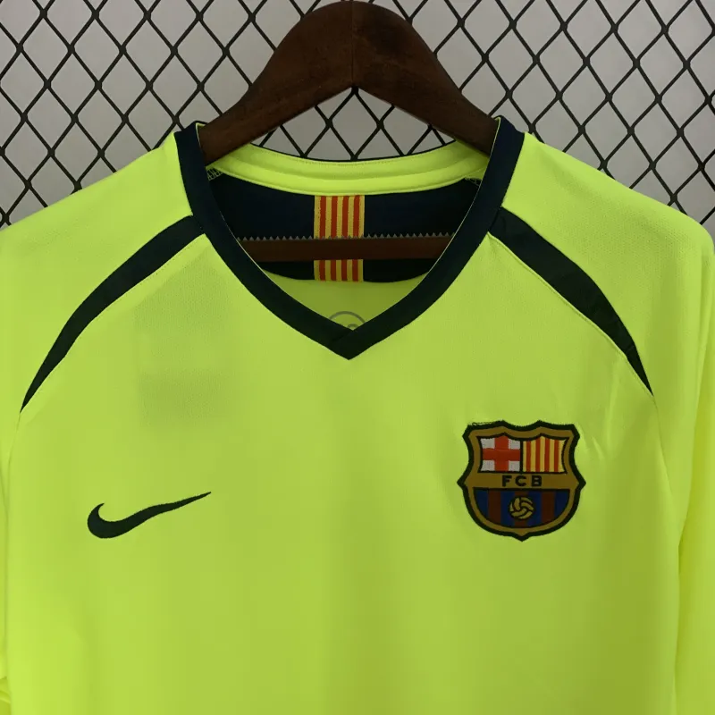 05/06 Barcelona Away Retro Long Sleeve Jersey